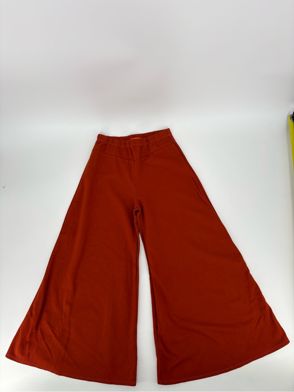 Rosemary Retro Wide Leg Rust Pants Flared Palazzo 70s Style Women Small/medium